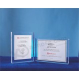Venda por atacado personalizado de alta-Fim ad-148 troféu de acrílico transparente