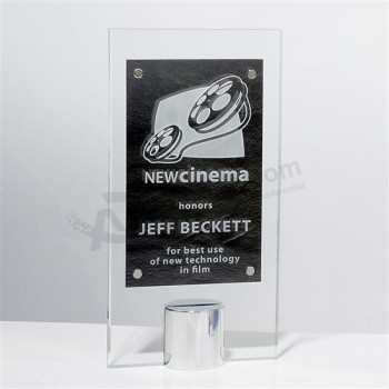 En gros personnalisé haut-Fin ad-150 trophée acrylique transparent