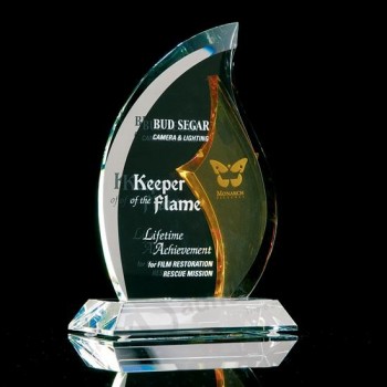 Groothandel op maat gemaakt hoog-Einde ad-152 clear acryl trophy award