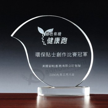 Troféu de vidro por atacado barato do prêmio de cristal à venda