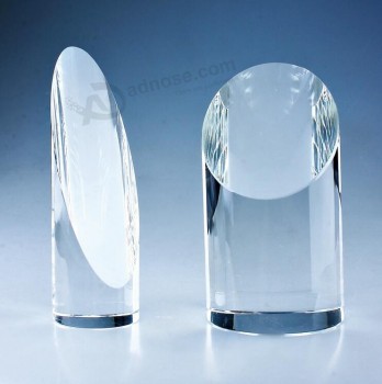 Diferentes tamaños de cristal trofeo cristal premio al por mayor barato