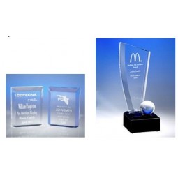 Wholesale Customized high-end Ad-170 Clear Champion Award Souvenir Laser Engraved Acrylic Trophy