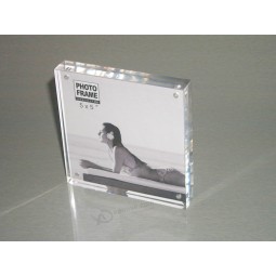 Venda por atacado personalizado de alta-Fim ph-116 acrílico claro quadro de foto magnético