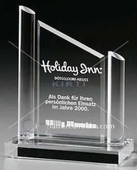 Wholesale Customized high-end Ad-173 Clear Champion Award Souvenir Laser Engraved Acrylic Sport Trophy