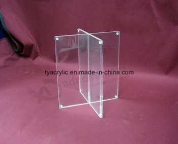 Wholesale Customized high-end Ad-159 Clear Advertise Acrylic POS Display Stand