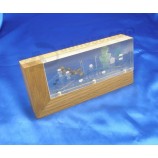 Venda por atacado personalizado de alta-Fim ph-130 quadro de sinal de foto de acrílico madeira