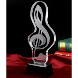 2018 Cheap Custom Gorgeous Crystal Trophy Award for Music Souvenir