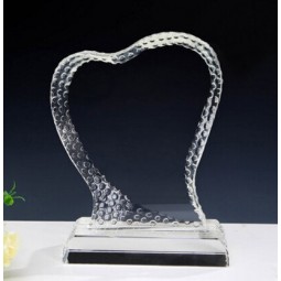 Premio de trofeo de cristal personalizado de bajo precio para regalo de recuerdo