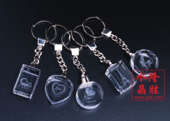 Cheap Wholesale Different Designs Crystal Keychain for Souvenir