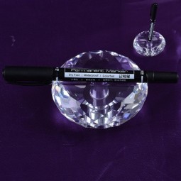 Cristal porte-stylo de décoration de table pas cher en gros