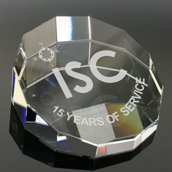 Cheap Wholesale Crystal Paperweight, Glass Paper Weight for Office Souvenirs
