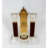 Groothandel op maat gemaakt hoog-Einde ad-175 clear champion award souvenir laser gegraveerde acryl sport trofee