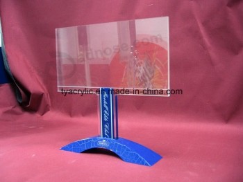 Wholesale Customized high-end Ad-162 Clear Advertise Acrylic POS Display Stand