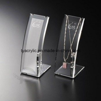 Wholesale Customized high-end Ad-163 Clear Advertise Acrylic POS Display Stand