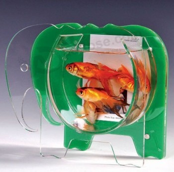 En gros personnalisé haut-Fin à-102 réservoir de poissons acrylique de bureau clair