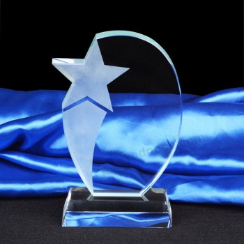 Premio di cristallo ottico a forma di stella k9 a buon mercato all'ingrosso