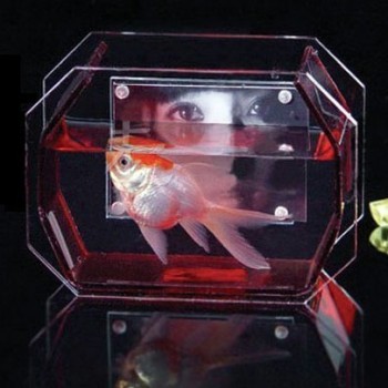 Groothandel op maat gemaakt hoog-Eindig bij-111 heldere desktop acryl aquarium