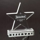 Großhandel angepasst hoch-Ende ad-190 klar Meister Trophäe Lasergravur Sternform Acryl Sport Award