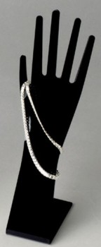 Venda por atacado personalizado de alta-Final jd-111 mão forma acrílica jóias exibição