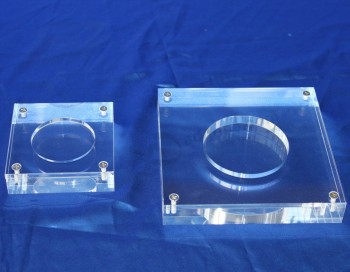 Wholesale Customized high-end Clear Acrylic Coin Display Stand