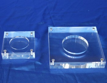 Wholesale Customized high-end Clear Acrylic Coin Stand