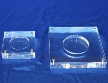 Wholesale Customized high-end Clear Acrylic Display Stand Coin Holder