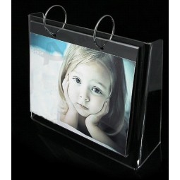 Al por mayor personalizado alto-End ad-126 marco de foto acrílico transparente