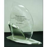 Groothandel op maat gemaakt hoog-Einde ad-211 heldere laser gegraveerde acryl hete pers trofee plaque