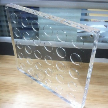 Wholesale Customized high-end Clear Acrylic Screw Coin Display Stand