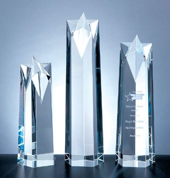 Trophée en cristal adapté aux besoins du client de k9, fabricant de trophée de récompense en cristal Chine