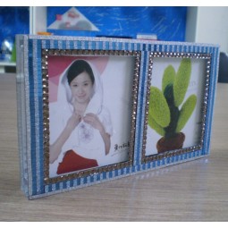 Wholesale Customized high quality Ad-133 Clear Acrylic Photo Frame with your logo
