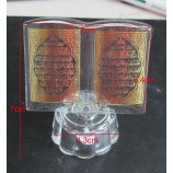 70mm Small Religious Glass Crystal Book Trophy Cheap Wholesale