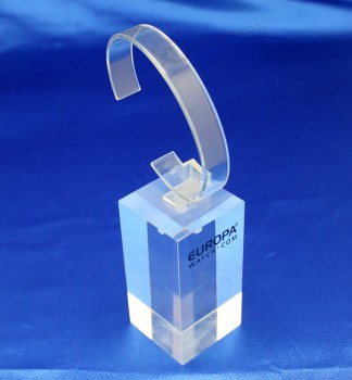 Esposizione acrilica all'ingrosso su misura del supporto dell'orologio di alta qualità