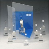 批发定制高品质透明亚克力展示架展台