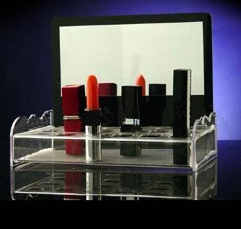 Groothandel aangepaste hoge kwaliteit helder acryl staan ​​cosmetische display