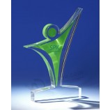 Großhandels kundengebundenes Qualitäts-neues klares Acrylpreis-Trophäeangestellt-Anerkennungsgeschenk