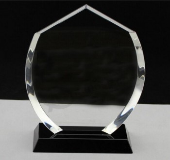 High Quality Popular Etched Glass Award Craft, Glass Prize Plaque Wholesale