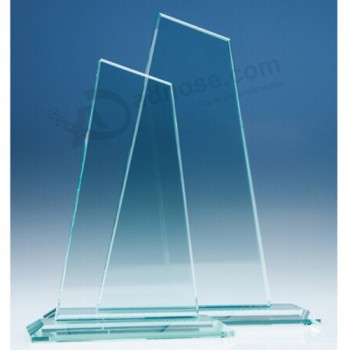Cheap Custom Made Crystal Glass Trophy Awards Manufacturer China