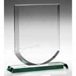 Récompenses souvenir logo personnalisé verre cristal trophée en gros