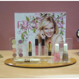 Groothandel aangepaste hoge kwaliteit helder acryl cosmetische display stand