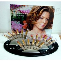 Groothandel aangepaste hoge kwaliteit zwart acryl cosmetische display stand