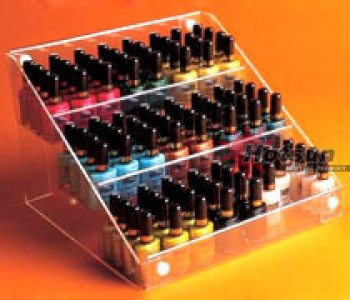 Groothandel aangepaste hoge kwaliteit acryl cosmetische nagelolie display stand