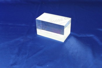 Wholesale customized high quality Clear Acrylic Trophy Event Laser Engraved Award for Singer
