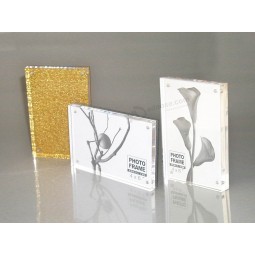 Wholesale customized high quality New Clear Magnet 4X6 Acrylic Picture Transparent Acrylic Frame