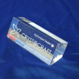 Großhandels-kundenspezifischer hochwertiger klarer Acryltrophäen-Ereignis Laser gravierter Andenkenpreis für laufenden Sieger
