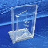 Großhandelskundenspezifischer Acrylfarbdisplay-Ausstellungsstand der freien Farbe klarer