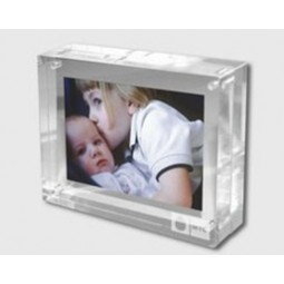 Atacado personalizado de alta qualidade Nãovo acrílico transparente 4x6 quadro foto quadro magnético