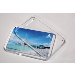 Wholesale customized high quality New Clear 4X6 Picture Magnetic Acrylic Free Stand Frame