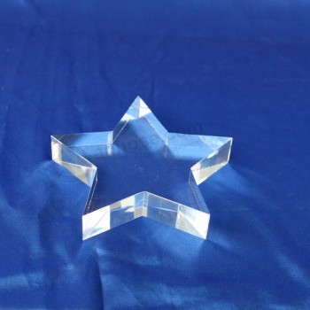 All'ingrosso personalizzato di alta qualità trasparente acrilico trofeo inciso a laser regalo premio souvenir