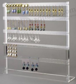 Groothandel aangepaste hoge kwaliteit transparante kleur acryl display sieraden organizer
